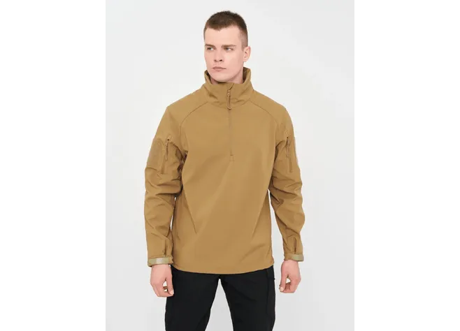 Кофта Condor-Clothing Patrol 1/4 Zip Soft Shell. Tan Фото 2
